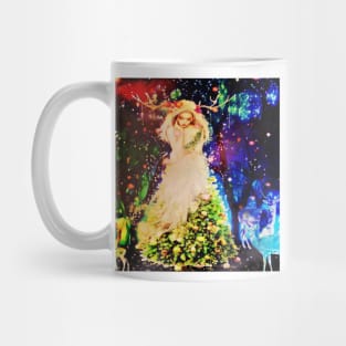 Winter Goddess of the Deer Mug